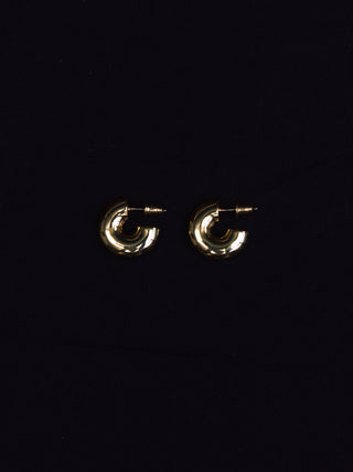 CHUNKY HOOP PIERCED EARRING