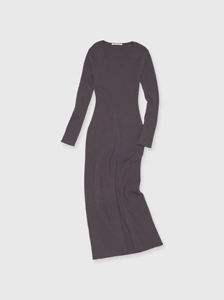SLIT KNIT DRESS