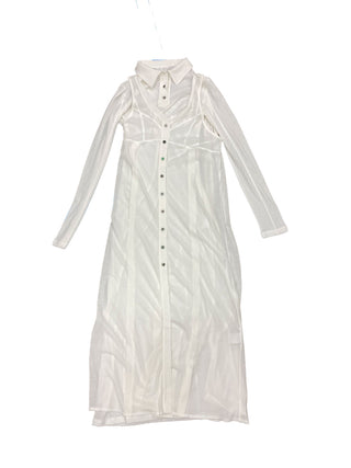 LAYERED SHEATH LINE CUTDRESS