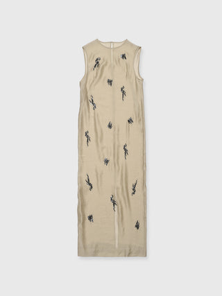 SHEER EMBROIDERY DRESS