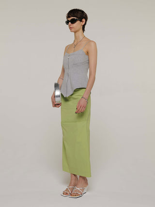 IRREGULAR TUCK TIGHT SKIRT