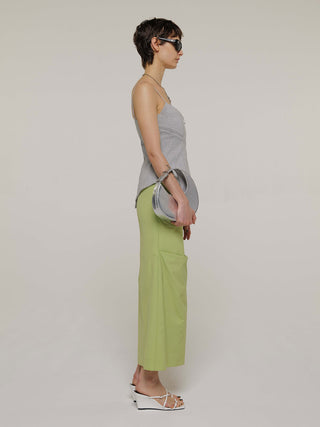 IRREGULAR TUCK TIGHT SKIRT
