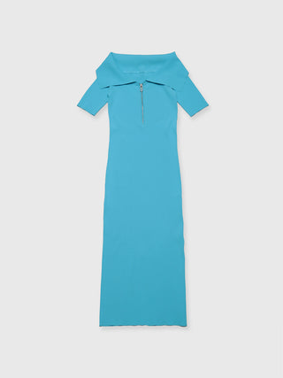 OFFSHOULDER NARROW KNIT DRESS