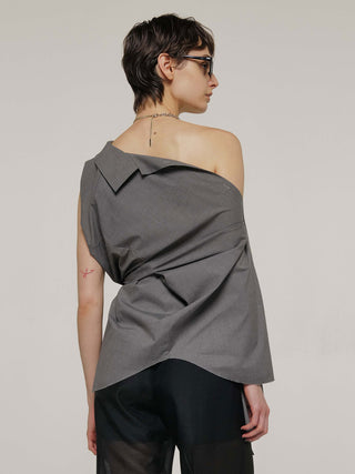 OPEN COLLAR OVER SHIRT