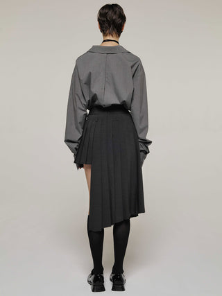 OPEN COLLAR OVER SHIRT