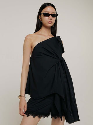 OPEN COLLAR OVER SHIRT