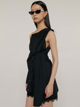OPEN COLLAR OVER SHIRT