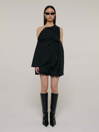 OPEN COLLAR OVER SHIRT