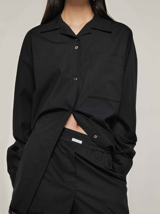 OPEN COLLAR OVER SHIRT