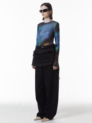 SHEER PATERN TOP