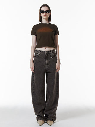 WASHED MINI T SHIRT