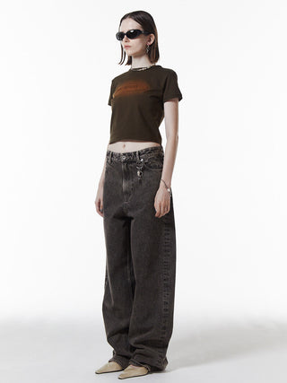 WASHED MINI T SHIRT