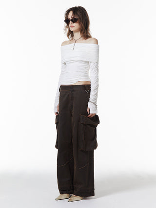 OIL FADE CARGO PANTS