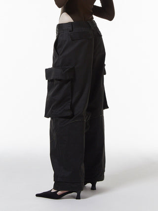 OIL FADE CARGO PANTS