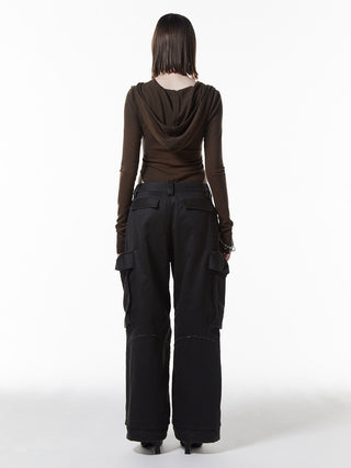 OIL FADE CARGO PANTS