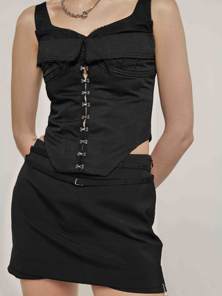 GRID MINI SKIRT