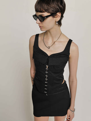 GRID MINI SKIRT