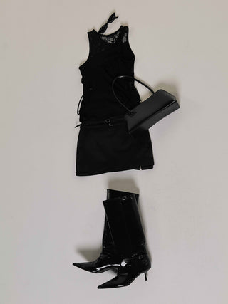 GRID MINI SKIRT