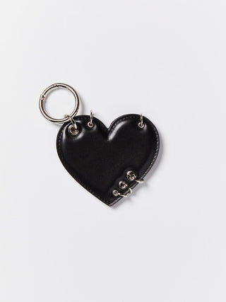 【JUSTINE CLENQUET】HEART BLACK NAPPA KEYCHAIN