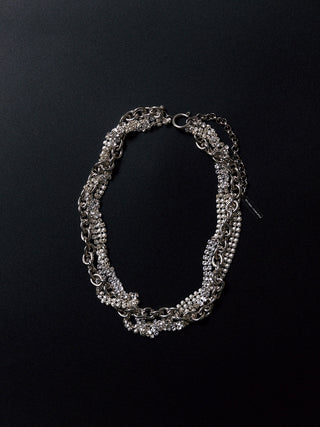 【JUSTINE CLENQUET】SHELBY CHOKER PALLADIUM
