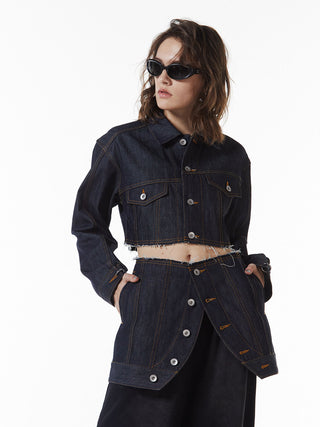 CROP DENIM JACKET
