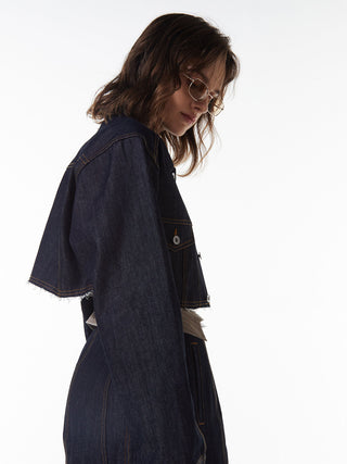 CROP DENIM JACKET
