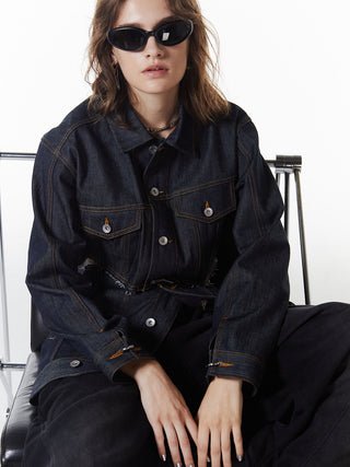 CROP DENIM JACKET