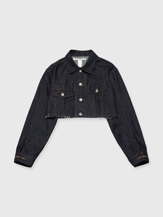 CROP DENIM JACKET