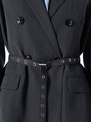 BELTED TAILORED JACKET