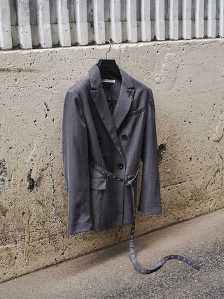 BELTED TAILORED JACKET