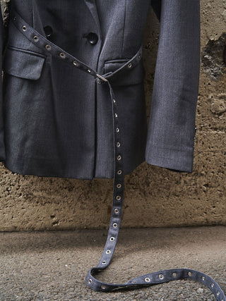 BELTED TAILORED JACKET