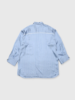 JOSEMOON SATIN STRIPE SHIRT