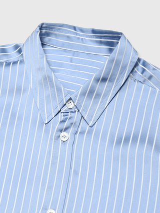 JOSEMOON SATIN STRIPE SHIRT