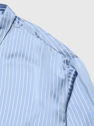 JOSEMOON SATIN STRIPE SHIRT