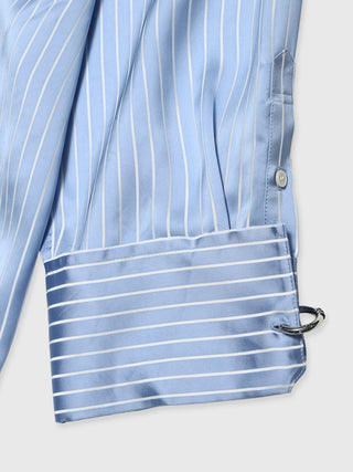 JOSEMOON SATIN STRIPE SHIRT