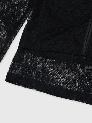 SLIT CUTTING LACE TOPS