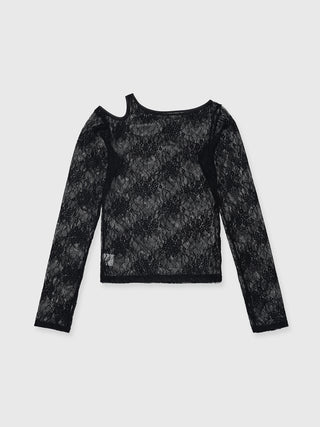 SLIT CUTTING LACE TOPS