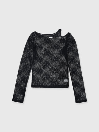 SLIT CUTTING LACE TOPS