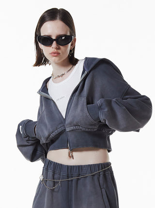 CROP BIO HOODIE