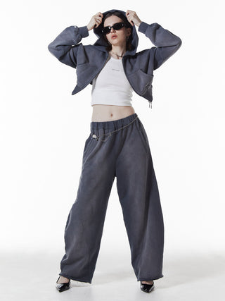 CROP BIO HOODIE