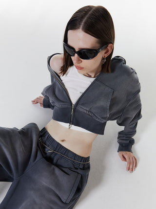 CROP BIO HOODIE