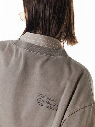 BACK LOGO PIGMENT T-SHIRT