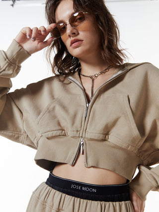 JOSEMOON SATIN STRIPE SHORT PANTS