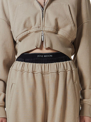 JOSEMOON SATIN STRIPE SHORT PANTS