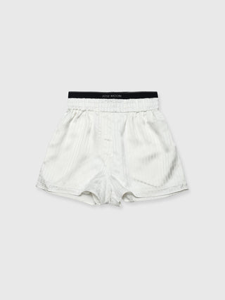 JOSEMOON SATIN STRIPE SHORT PANTS