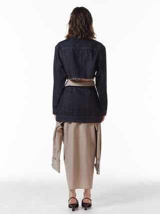 DENIM LAP SKIRT