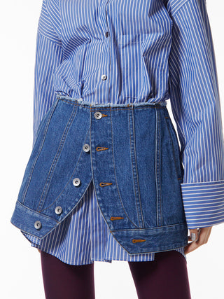 DENIM LAP SKIRT