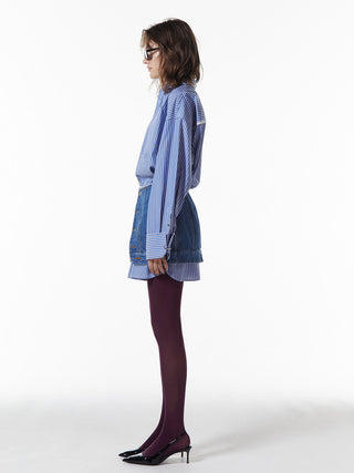 DENIM LAP SKIRT