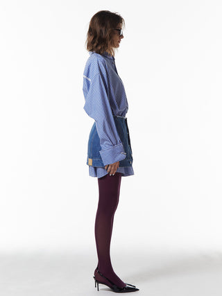 DENIM LAP SKIRT