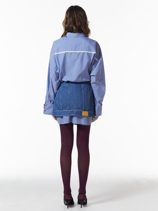 DENIM LAP SKIRT
